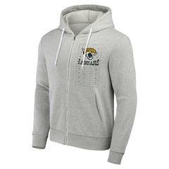 Jacksonville Jaguars NFL x Darius Rucker Collection Domestic Full-Zip Hoodie - Heather Gray Hoodies