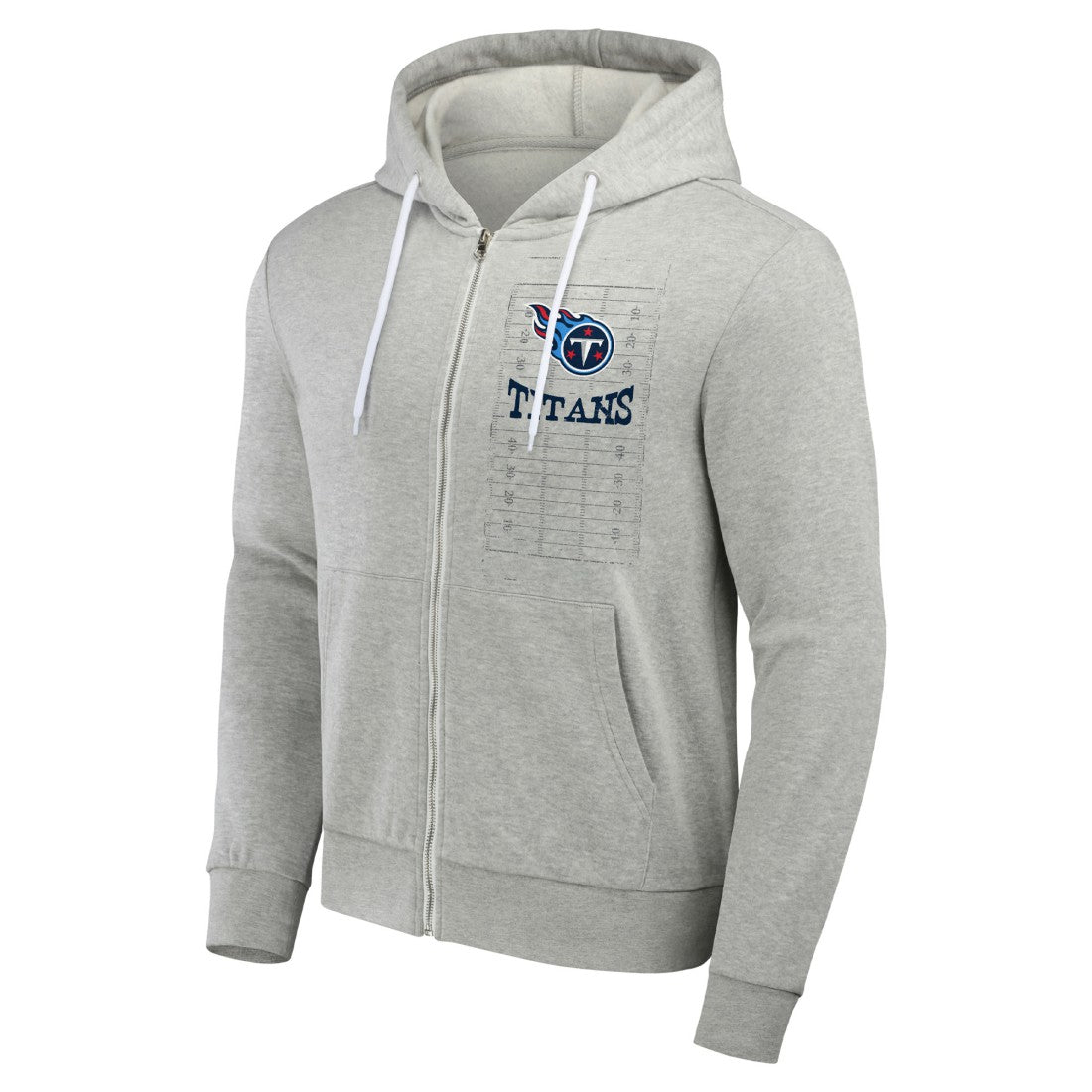 Tennessee Titans NFL x Darius Rucker Collection Domestic Full-Zip Hoodie - Heather Gray Hoodies