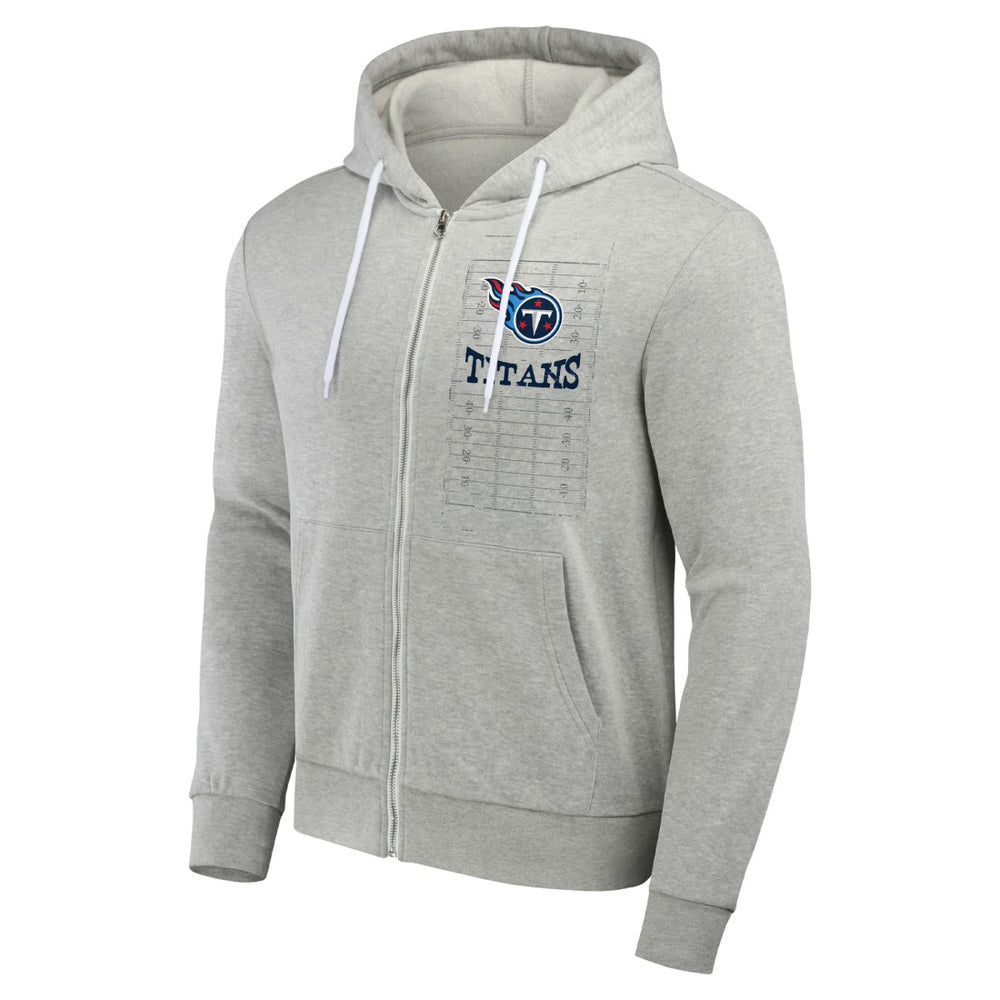 Tennessee Titans NFL x Darius Rucker Collection Domestic Full-Zip Hoodie - Heather Gray Hoodies