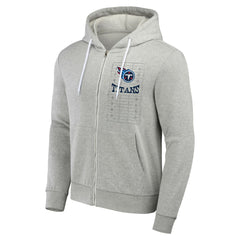 Tennessee Titans NFL x Darius Rucker Collection Domestic Full-Zip Hoodie - Heather Gray Hoodies