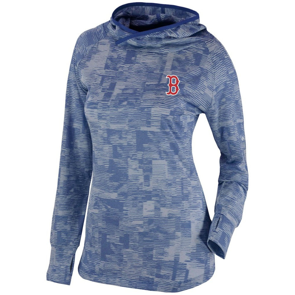 Boston Red Sox Columbia Women's Omni-Wick Sunday Ball Pullover Hoodie - Navy Hoodies