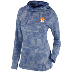 Houston Astros Columbia Women's Omni-Wick Sunday Ball Pullover Hoodie - Navy Hoodies