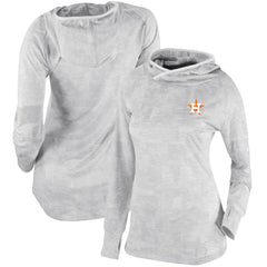 Houston Astros Columbia Women's Omni-Wick Sunday Ball Pullover Hoodie - White Hoodies