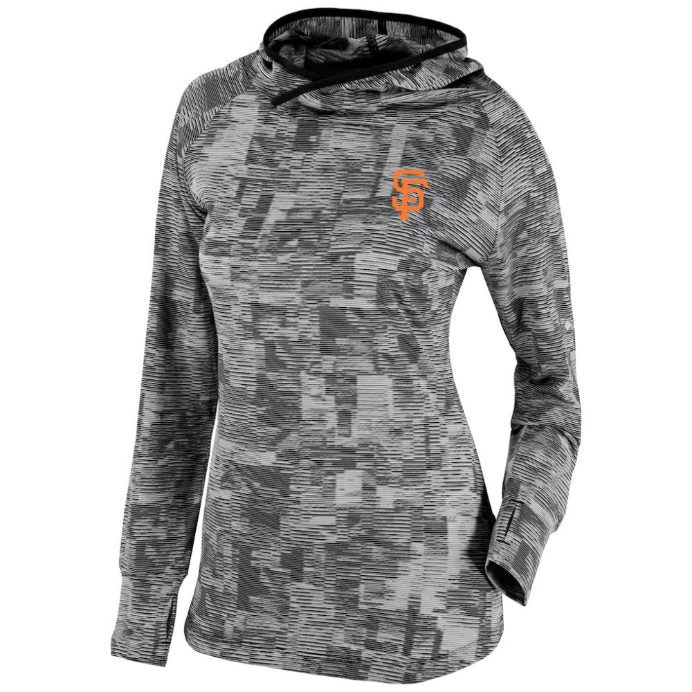 San Francisco Giants Columbia Women's Omni-Wick Sunday Ball Pullover Hoodie - Black Hoodies