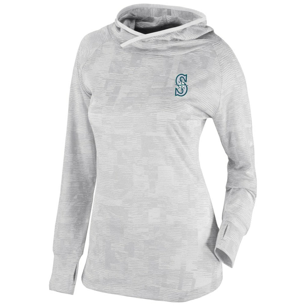 Seattle Mariners Columbia Women's Omni-Wick Sunday Ball Pullover Hoodie - White Hoodies