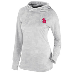 St. Louis Cardinals Columbia Women's Omni-Wick Sunday Ball Pullover Hoodie - White Hoodies
