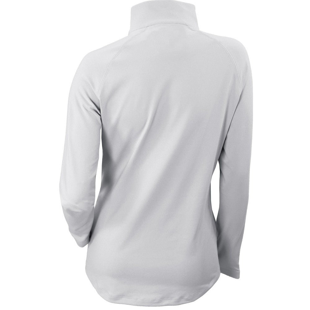 Cleveland Guardians Columbia Women's Omni-Wick Outward Nine Quarter-Zip Pullover Top - White Pullover