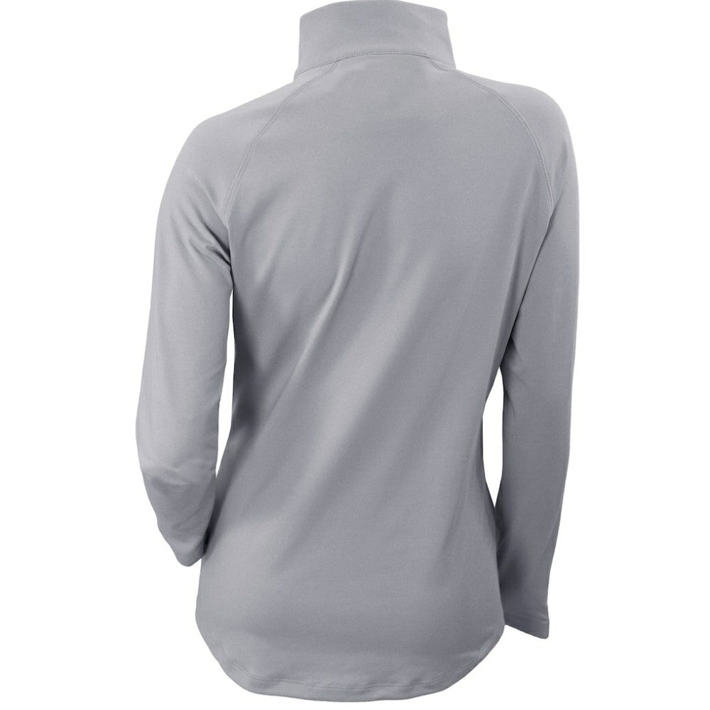 Los Angeles Dodgers Columbia Women's Omni-Wick Outward Nine Quarter-Zip Pullover Top - Gray Pullover