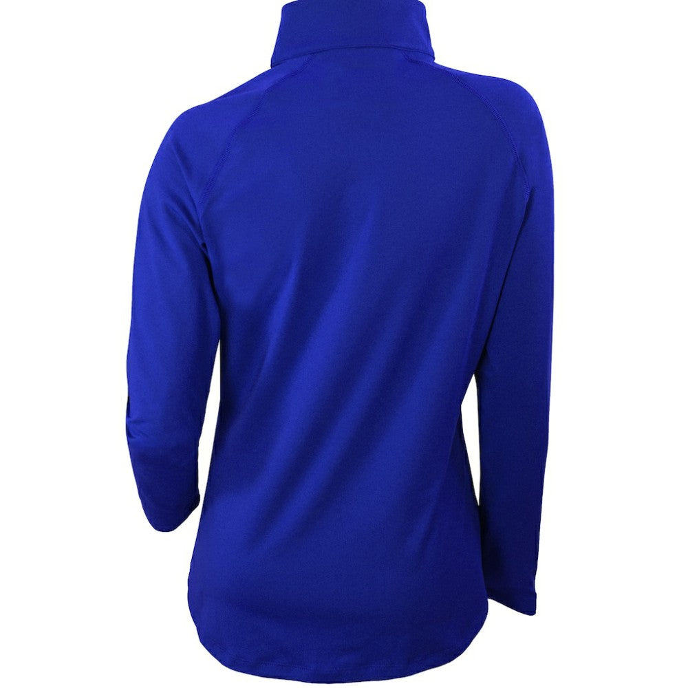 Philadelphia Phillies Columbia Women's Omni-Wick Outward Nine Quarter-Zip Pullover Top - Royal Pullover