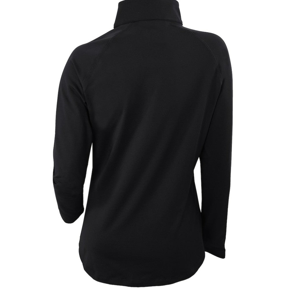 San Diego Padres Columbia Women's Omni-Wick Outward Nine Quarter-Zip Pullover Top - Black Pullover