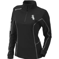 Chicago White Sox Columbia Women's Omni-Wick Shotgun Quarter-Zip Pullover Top - Black Pullover
