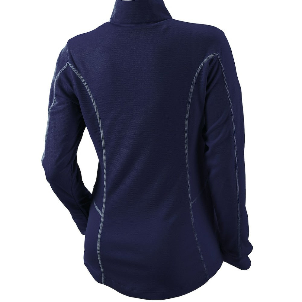 Houston Astros Columbia Women's Omni-Wick Shotgun Quarter-Zip Pullover Top - Navy Pullover