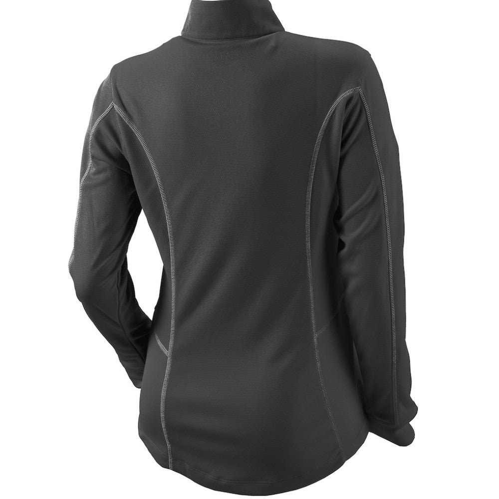 New York Yankees Columbia Women's Omni-Wick Shotgun Quarter-Zip Pullover Top - Charcoal Pullover