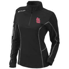 St. Louis Cardinals Columbia Women's Omni-Wick Shotgun Quarter-Zip Pullover Top - Black Pullover