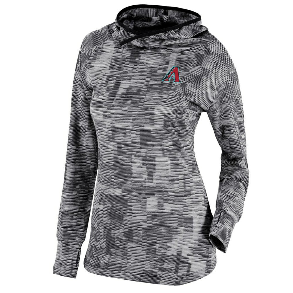 Arizona Diamondbacks Columbia Women's Omni-Wick Sunday Ball Pullover Hoodie - Black Hoodies