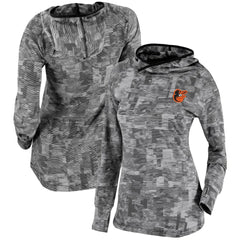 Baltimore Orioles Columbia Women's Omni-Wick Sunday Ball Pullover Hoodie - Black Hoodies