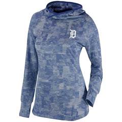 Detroit Tigers Columbia Women's Omni-Wick Sunday Ball Pullover Hoodie - Navy Hoodies