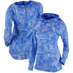 Kansas City Royals Columbia Women's Omni-Wick Sunday Ball Pullover Hoodie - Royal Hoodies