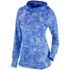 Kansas City Royals Columbia Women's Omni-Wick Sunday Ball Pullover Hoodie - Royal Hoodies