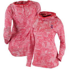 Los Angeles Angels Columbia Women's Omni-Wick Sunday Ball Pullover Hoodie - Red Hoodies