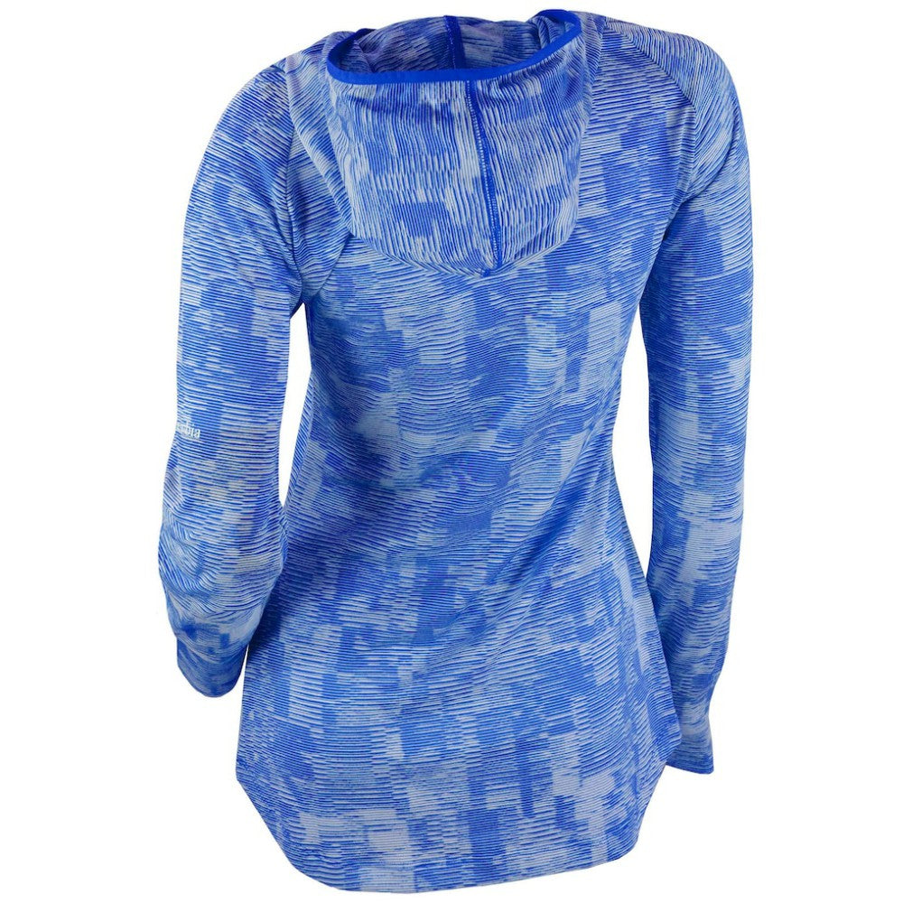 Texas Rangers Columbia Women's Omni-Wick Sunday Ball Pullover Hoodie - Royal Hoodies
