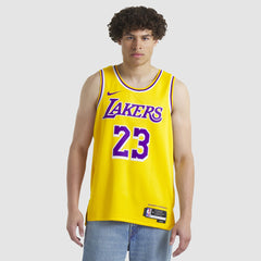 LeBron James Los Angeles Lakers Unisex Swingman Jersey Icon Edition Gold - Nike