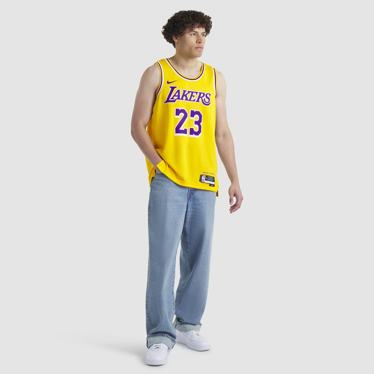 LeBron James Los Angeles Lakers Unisex Swingman Jersey Icon Edition Gold - Nike