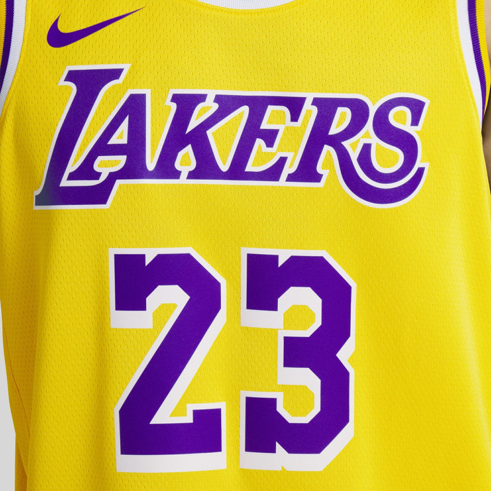 LeBron James Los Angeles Lakers Unisex Swingman Jersey Icon Edition Gold - Nike