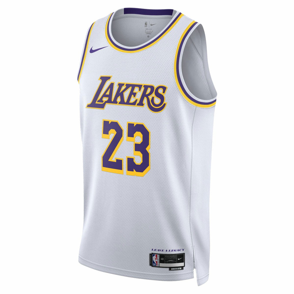 LeBron James Los Angeles Lakers Unisex Swingman Jersey Association Edition White - Nike