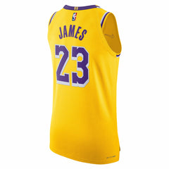 LeBron James Los Angeles Lakers Authentic Jersey Icon Edition Gold - Nike