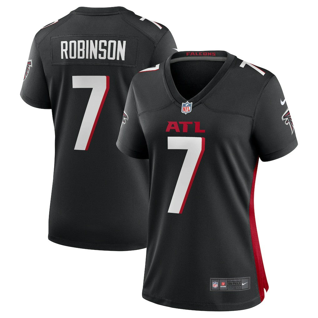 Bijan Robinson Atlanta Falcons Women's Player Jersey - Black Jerseys