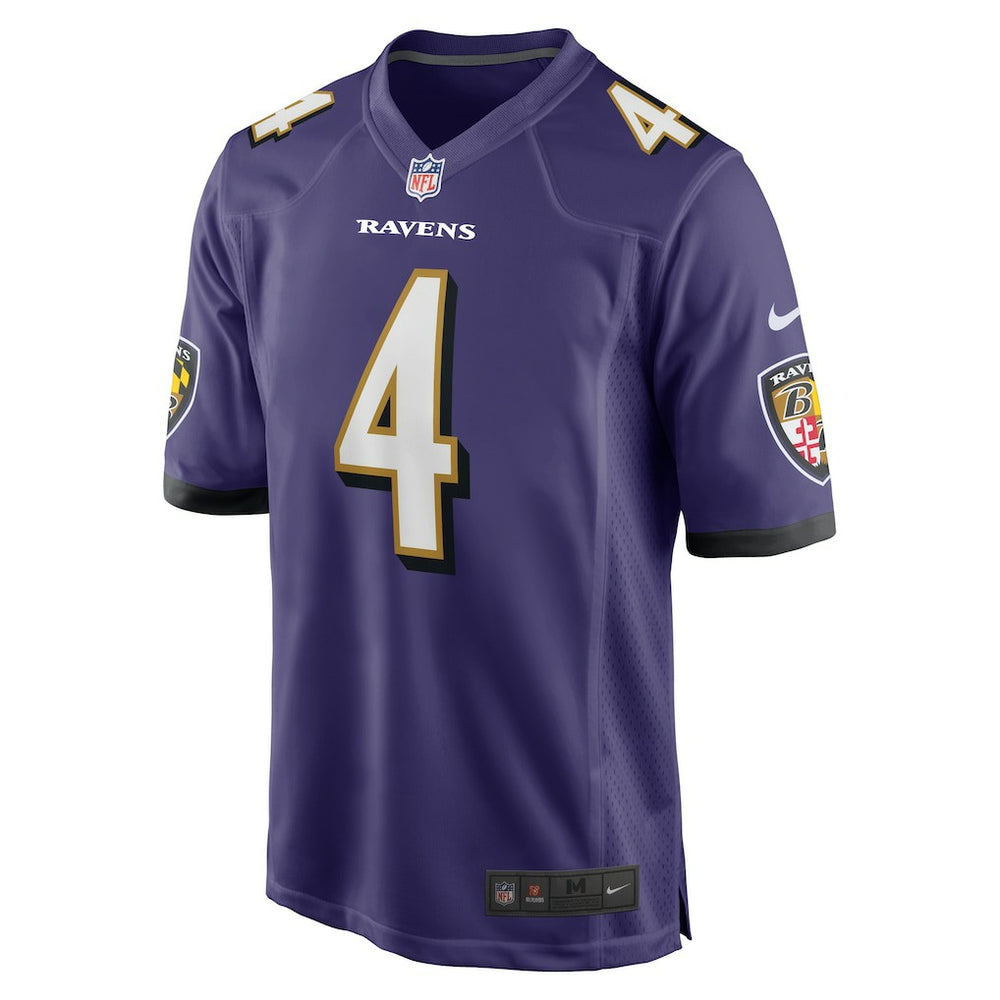 Zay Flowers Baltimore Ravens Game Jersey - Purple Jerseys