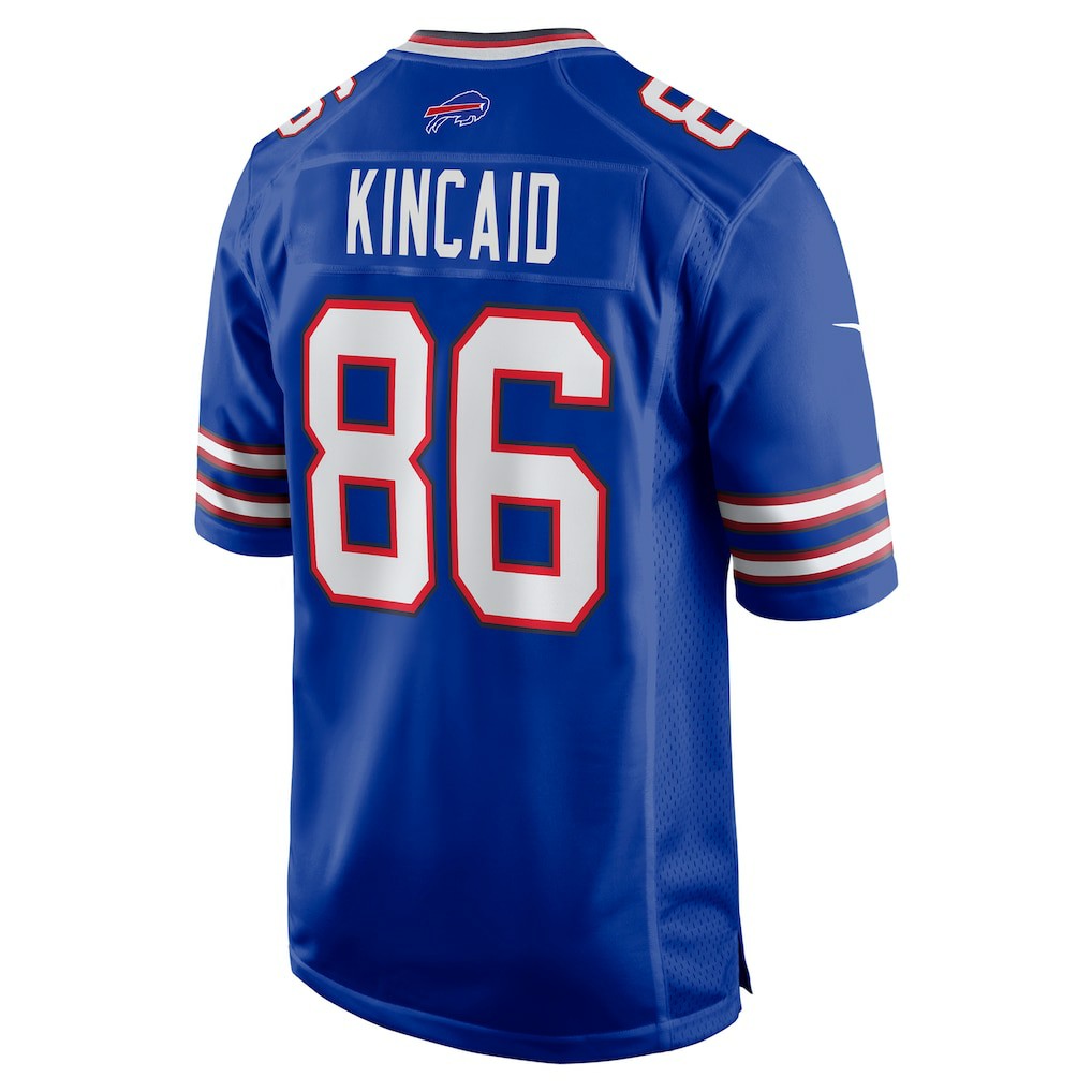 Dalton Kincaid Buffalo Bills Game Jersey - Royal Jerseys