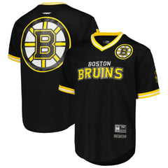 Boston Bruins Pro Standard Classic Mesh V-Neck T-Shirt - Black | US 200041437