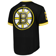 Boston Bruins Pro Standard Classic Mesh V-Neck T-Shirt - Black | US 200041437