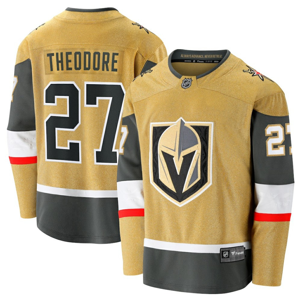 Shea Theodore Vegas Golden Knights Fanatics Home Breakaway Jersey - Gold | US 200041658