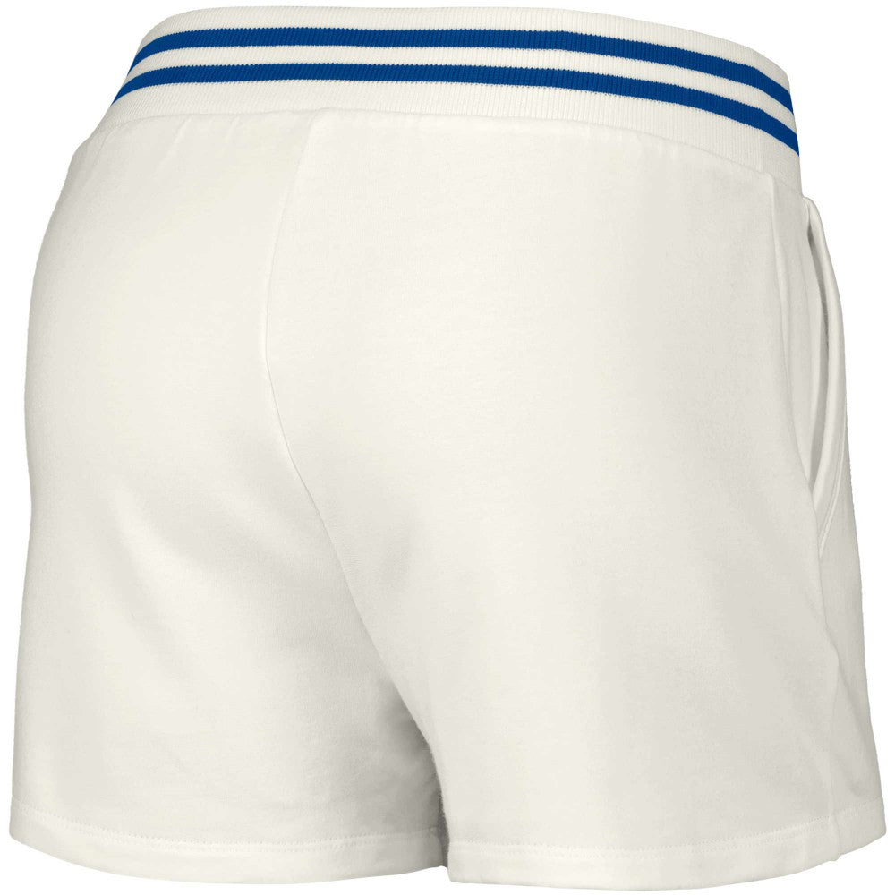 Los Angeles Dodgers Lusso Women's Maeg Tri-Blend Pocket Shorts - White Shorts