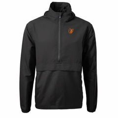 Baltimore Orioles Cutter & Buck Charter Eco Recycled Half-Zip Anorak Jacket - Black Jackets