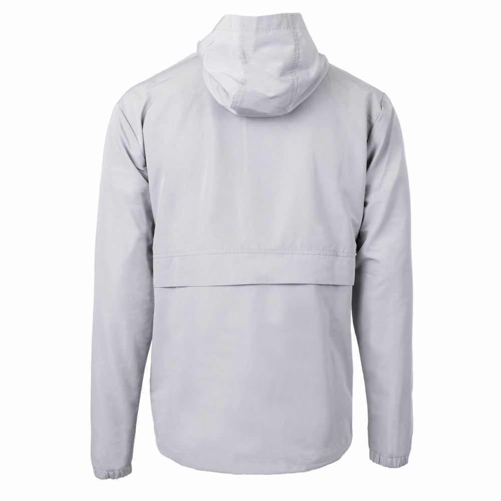 Cleveland Guardians Cutter & Buck Charter Eco Recycled Half-Zip Anorak Jacket - Gray Jackets