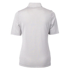 San Francisco Giants Cutter & Buck Women's Virtue Eco Pique Stripe Top - Gray Tops