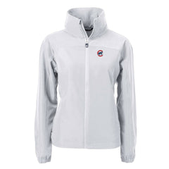 Chicago Cubs Cutter & Buck Women's Charter Eco Recycled Full-Zip Jacket - Gray Jackets