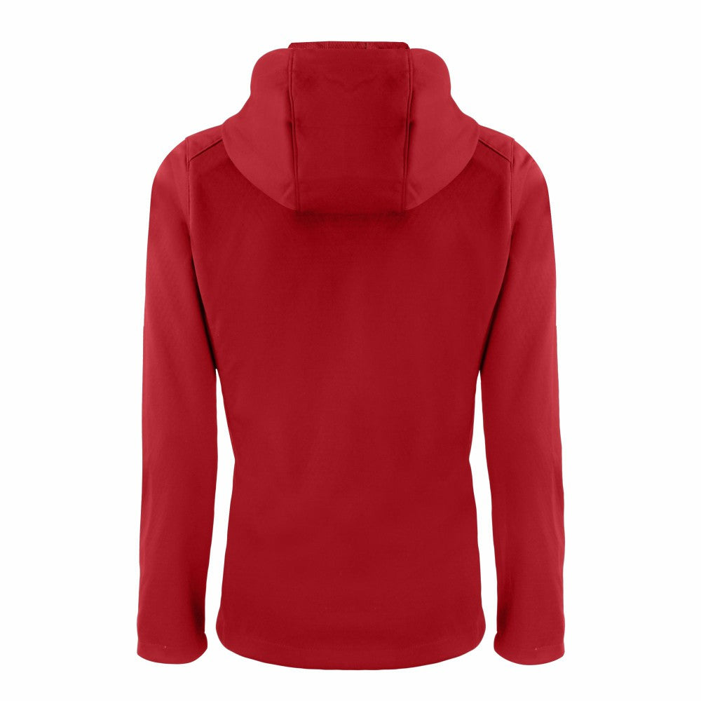Cleveland Guardians Cutter & Buck Women's Evoke Eco Softshell Recycled Full-Zip Jacket - Red Jackets