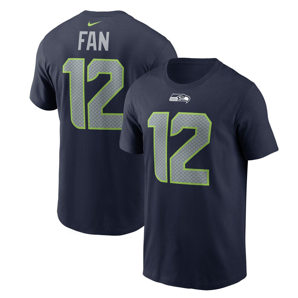12s Seattle Seahawks Name & Number T-Shirt - College Navy T-shirts