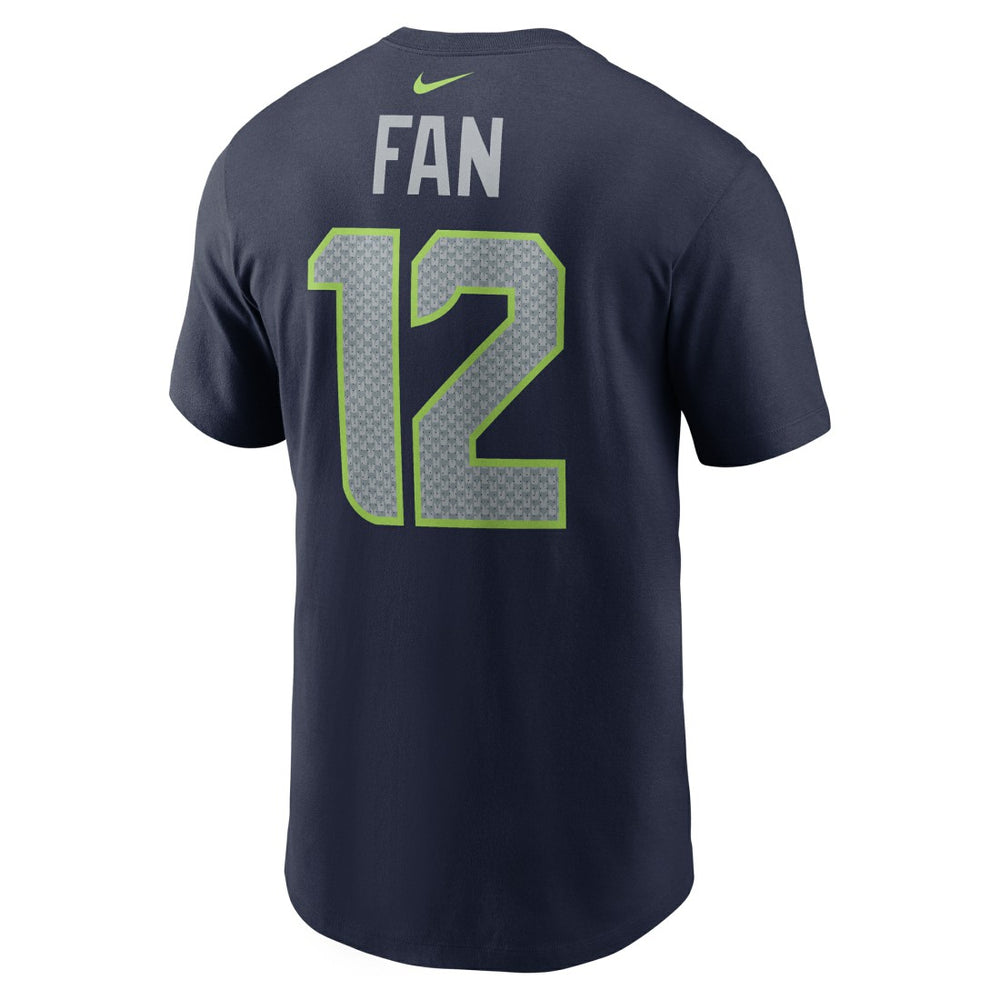 12s Seattle Seahawks Name & Number T-Shirt - College Navy T-shirts
