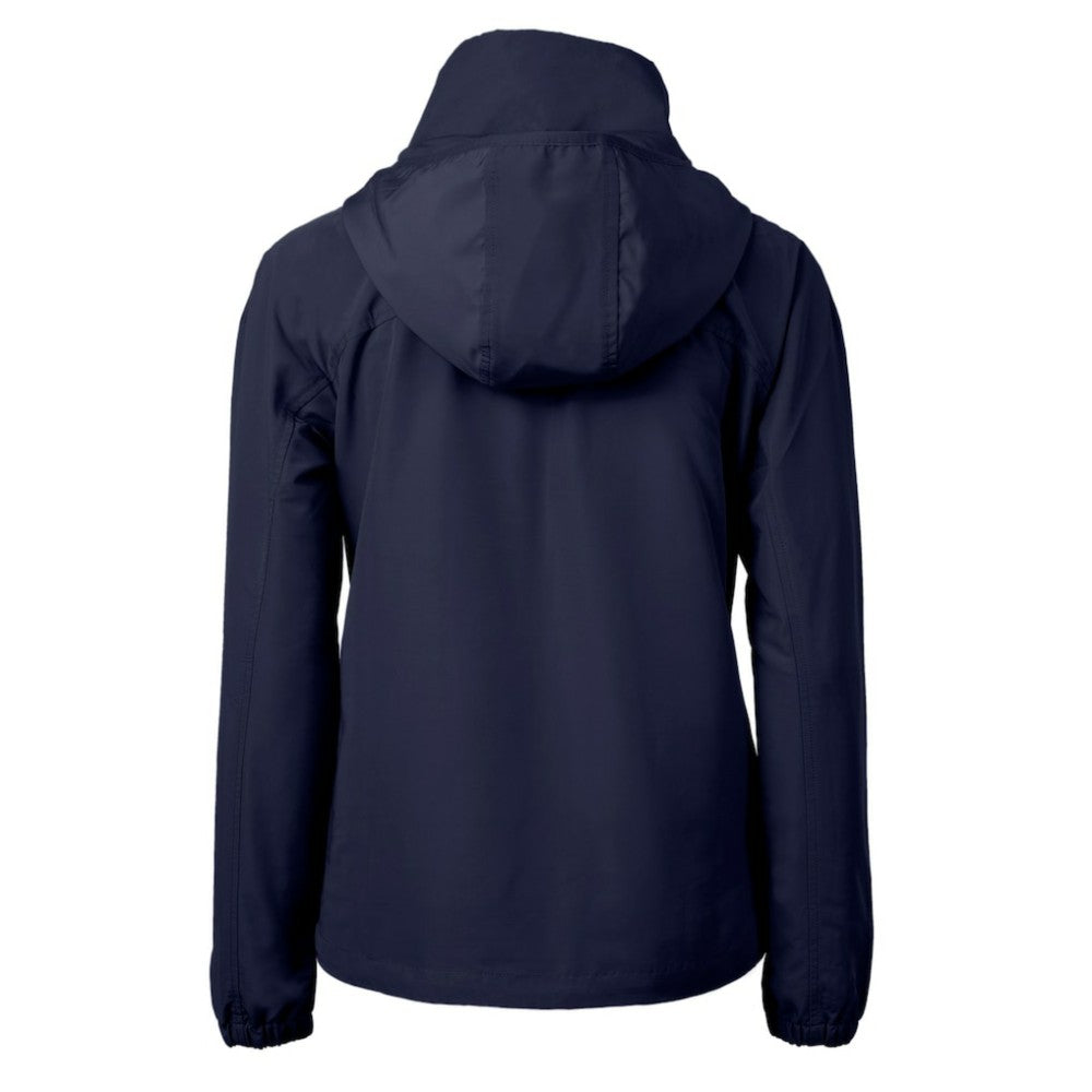 Atlanta Braves Cutter & Buck Women's Charter Eco Recycled Half-Zip Anorak Jacket - Navy Jackets