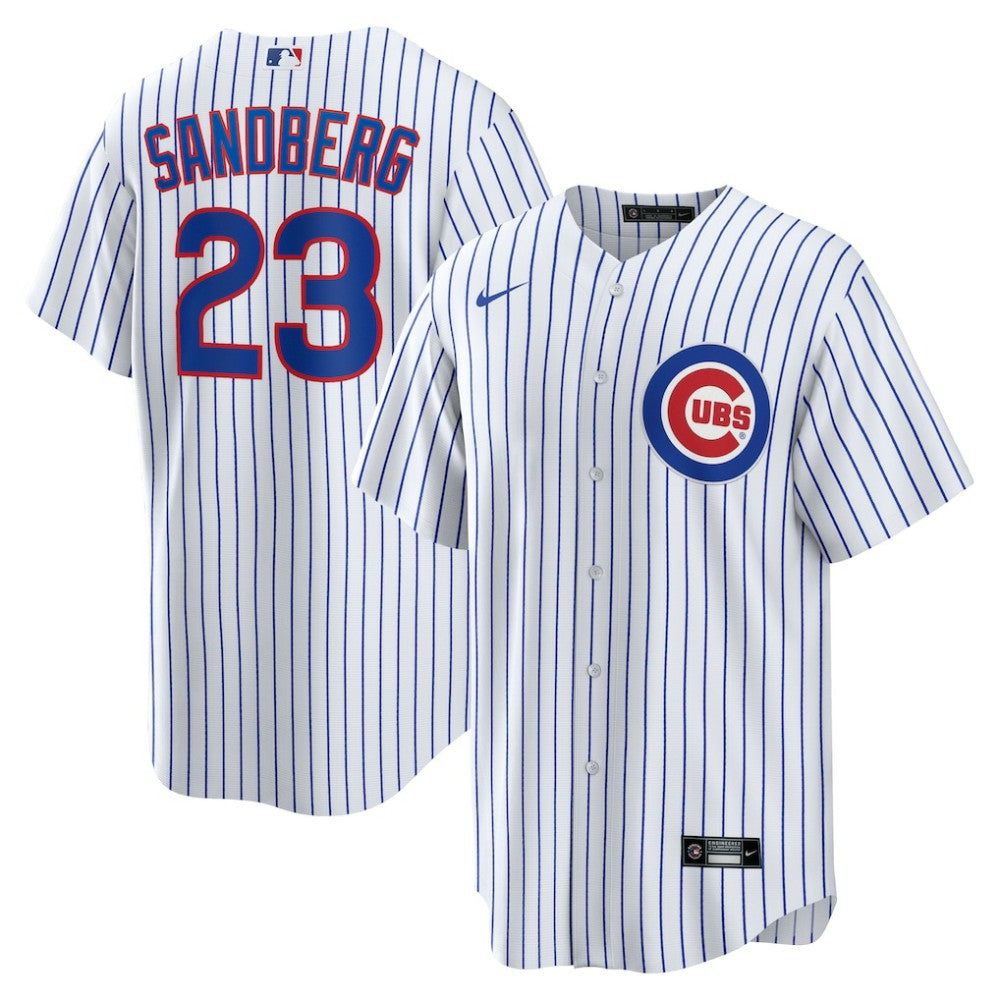 Ryne Sandberg Chicago Cubs Nike Home Retired Player Replica Jersey - White Jerseys