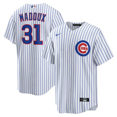 Greg Maddux Chicago Cubs Nike Home Retired Player Replica Jersey - White Jerseys