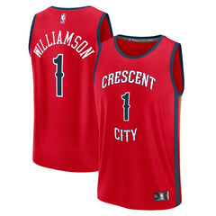 Zion Williamson New Orleans Pelicans Fast Break Replica Jersey Statement Edition Red - Fanatics outlet