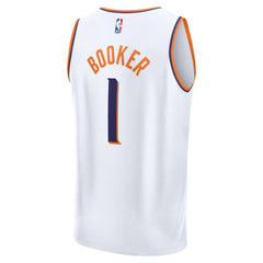 Devin Booker Phoenix Suns Fast Break Replica Jersey Association Edition White - Fanatics