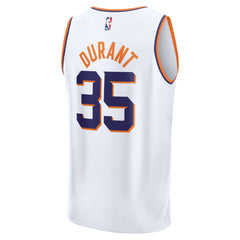 Kevin Durant Phoenix Suns Fast Break Replica Jersey Association Edition White - Fanatics